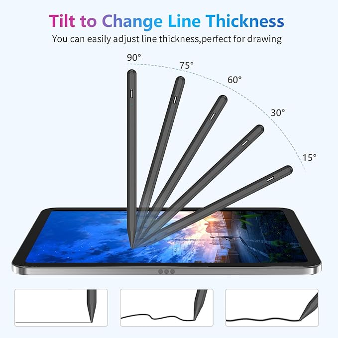 Stylus Pen for iPad 10th 9th 8th 7th 6th Generation, 15Mins Fast Charge for - Image 7