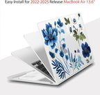 Teryeefi for MacBook Air M4 M3 M2 13.6 inch Case 2025 2024-2022, Fit Model - Image 5