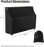 Upright Piano Keyboard Dust Cover, Stretchy Music Dirt Proof Keyboard Cover - Image 2