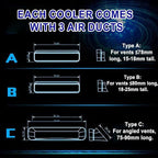 Laptop Cooler - with Vacuum Fan，Gaming Laptop Fan with Display ，4000 RPM - - Image 5