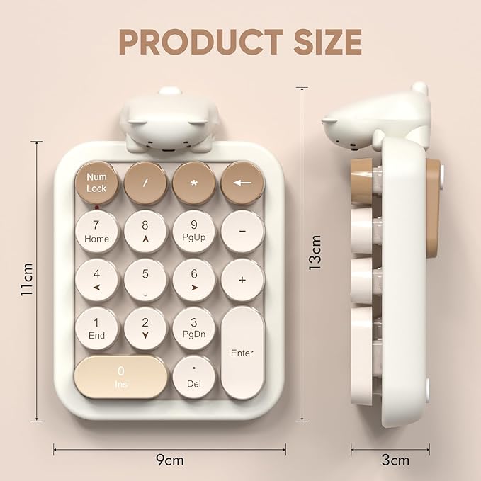 MOFII Wireless Number Pad with Bear - Image 7