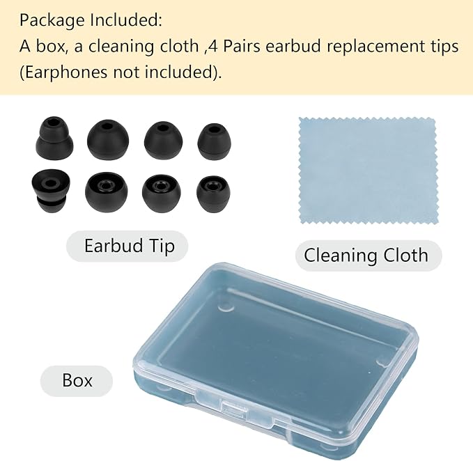 Silicone Replacement Earbud Tips Ear Tips Compatible - Image 6