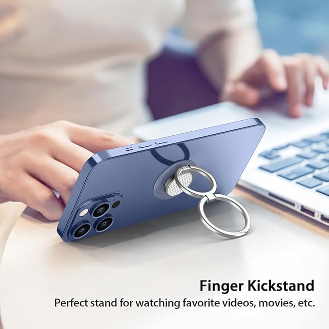 Phone Grip Holder, Phone Ring Holder Finger Kickstand, Foldable & Adjustable - Image 4