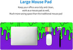 Gaming Mouse Pad Abstract Dripping Design Desk Mat Desk Pad Large Gaming Mouse - Image 5