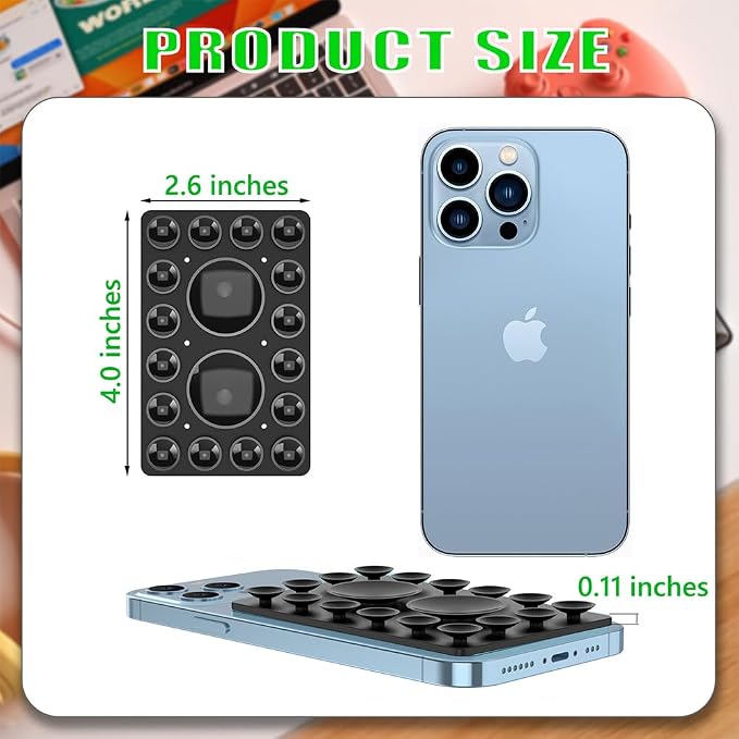 Silicone Suction Phone Holder Mount, Silicon Adhesive Phone Accessory - Image 5