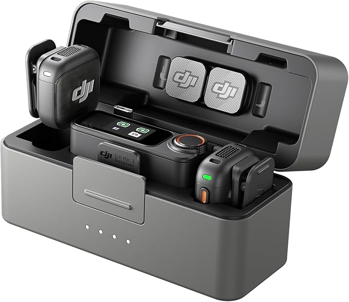 DJI Mic 3, Wireless Microphone for iPhone/Camera/Android, Ultralight, Adaptive by DJI