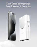 Intoval 3-in-1 Magnetic Charging Station, Travel Foldable Charging Dock - Image 4