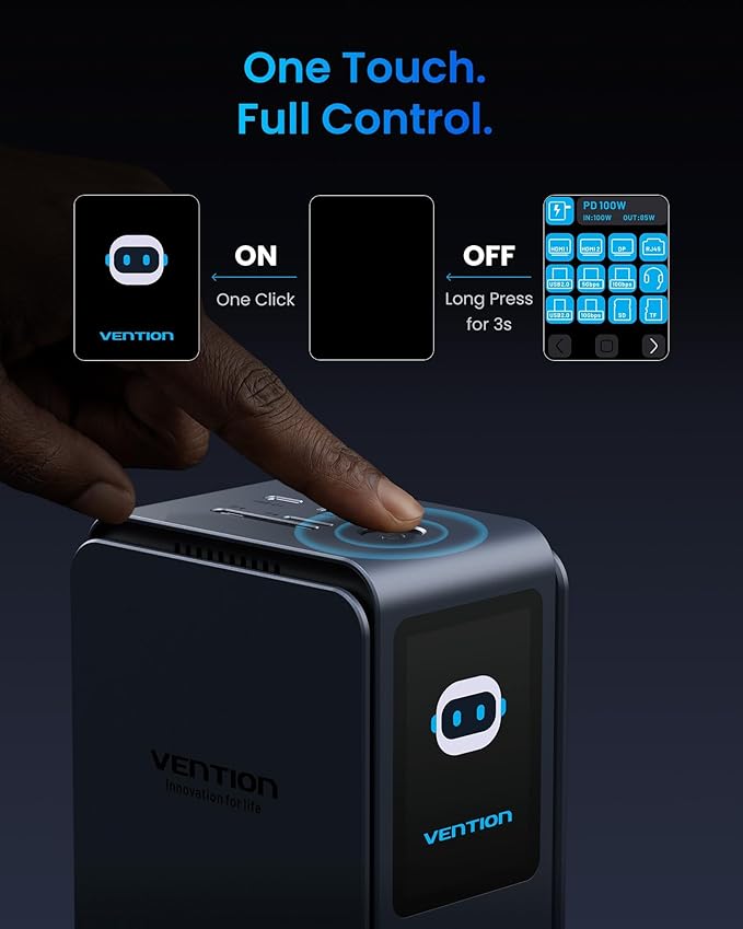 VENTION 13-in-1 Laptop Docking Station 3 Monitors - Image 7