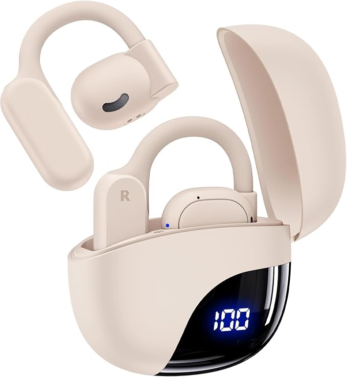 TAGRY Open Ear Earbuds Wireless Bluetooth Headphones 80Hrs Playtime Ear Buds by TAGRY