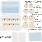 Earbud Tips Earbud Replacement Tips Replacement Earbud Tips Silicone Earbud - Image 3