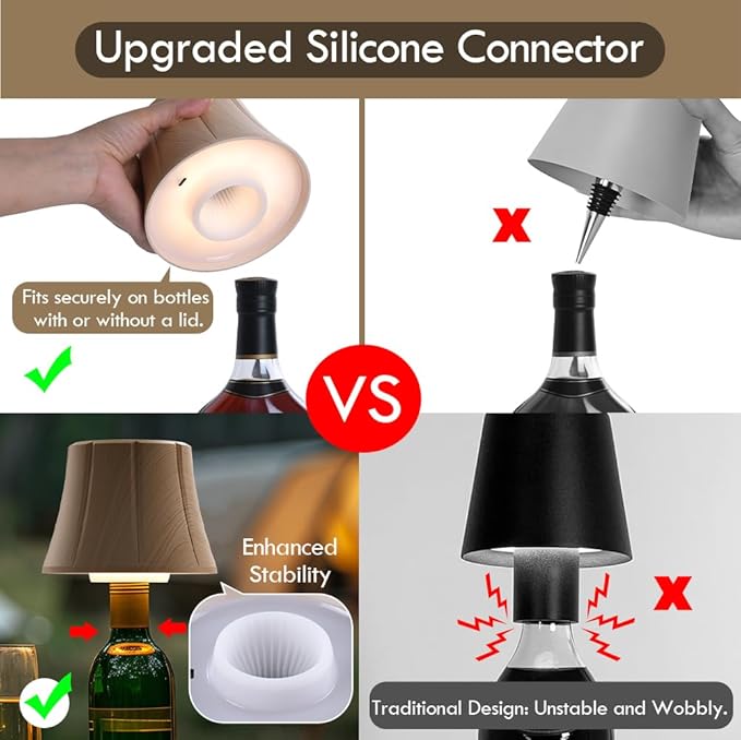 WILIT Wireless Bottle Lamp Shades - Image 2