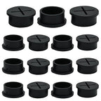 Desk Grommet, 1 in 25 mm Silicone Rubber Grommets, Flexible Wall Cord Pass by BOPOREAE