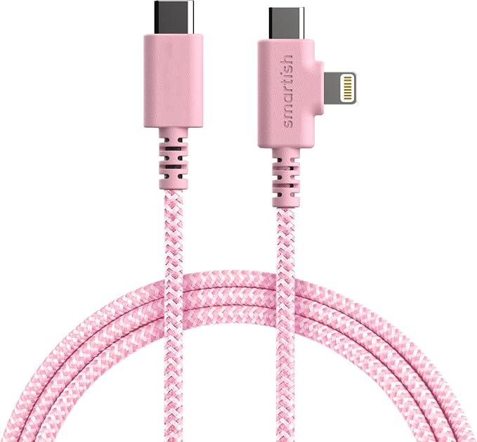 Smartish 2 in 1 USB C to USB C/Lightning Cable by Smartish-PhoneCasesandStuff