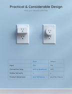 Govee Smart Plug 15A, WiFi Bluetooth Outlets 4 Pack Work - Image 4