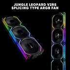 Jungle Leopard Interstellar V2 RS 120mm PC Reverse Blade Case Fan Infinity - Image 8