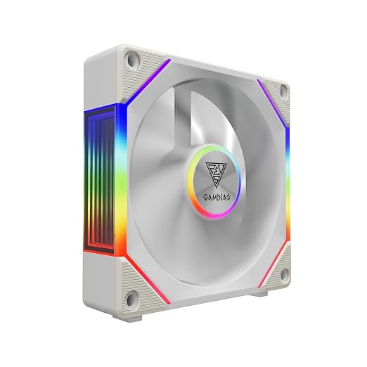 GAMDIAS Aeolus P2-1203U 120mm ARGB PWM Fan, Include Reverse Fan Blade x3 - Image 14
