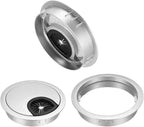 uxcell Cable Hole Cover, 2.4Inch/60mm Zinc Alloy Desk Wire Cord Cable Grommets - Image 3