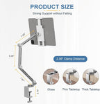 Tablet Stand Holder, Adjustable Foldable Tablet Arm iPad Desk Mount - Image 4
