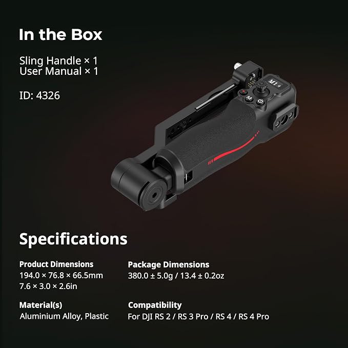 SmallRig Adjustable Sling Handle Only - Image 7