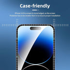 NEW'C 3 Pack Designed for iPhone 14 Pro Screen Protector, Enhanced Tempered - Image 3