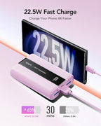 VRURC Power Bank, 20000mAh Portable Charger Fast Charging, Compact Travel - Image 2