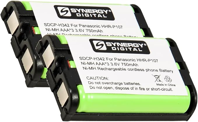 Synergy Digital Cordless Phone Battery, Compatible by Synergy+Digital