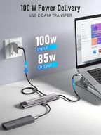 Lemorele USB C Hub Multiport Adapter 10-in-1 - Image 4