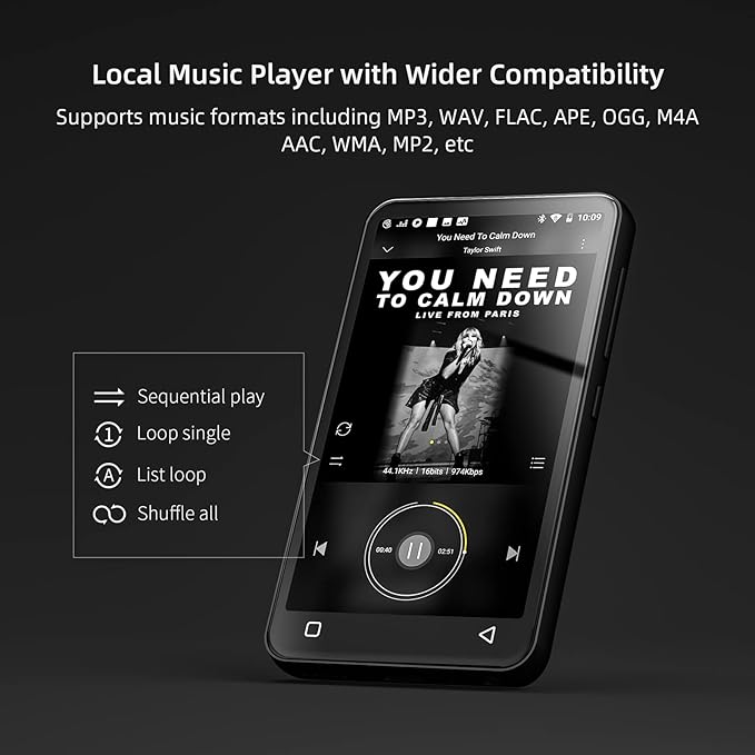 MP3 Player with Bluetooth and WiFi, MP3 Player with Spotify, Spotify Kids - Image 3