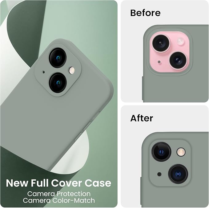 FireNova Designed for iPhone 15 Plus Case, Silicone Case with, Soft - Image 3