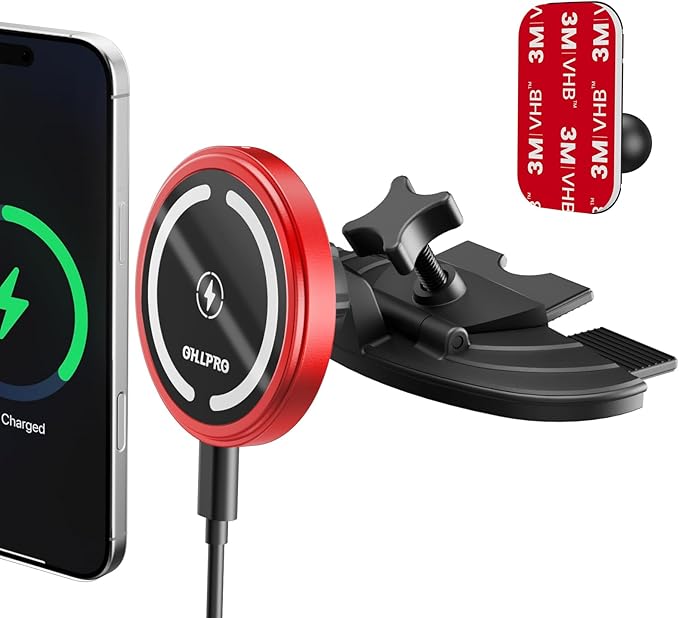 OHLPRO 15W Mag Car Mount Charger by OHLPRO