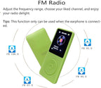 MP3 Player 32GB with Speaker Earphone Portable Mini Green Music Player Support - Image 3