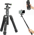 Fotopro Mini Tripod with Ball Head Phone Mount Detachable Selfie Stick Folded by Fotopro