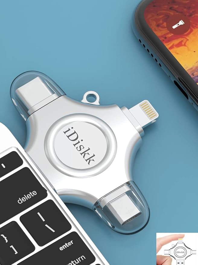 256GB App-le Certified iPhone 17 16 iDiskk FLASHDRIVE 256GB USB C Thumb Drive - Image 4