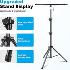 DJ Stand, T-Bar Tripod Stage Lights Stand Portable and Adjustable 49-114 Inch - Image 7