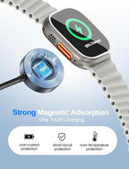 4-in-2 Multi Charging Cable for Apple Watch Charger/Samsung/iPhone Charger - Image 5