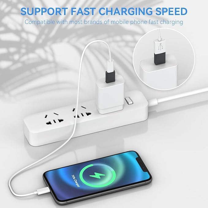 4pack USB C Female to USB Male Adapter，Type-C Female to A Male Car Charger OTG - Image 5