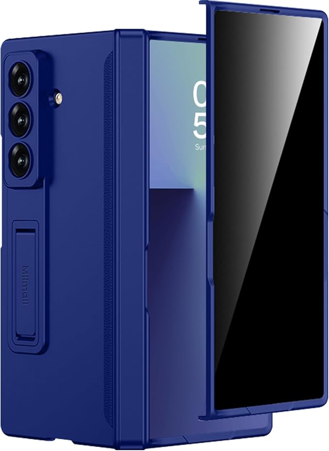 Miimall for Z Fold 7 Case with Privacy Screen Protector, Built-in Adjustable by Miimall
