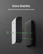 Belkin 6-Outlet Wall Surge Protector w/ 2 USB-A Ports, Wall-Mountable Surge - Image 6