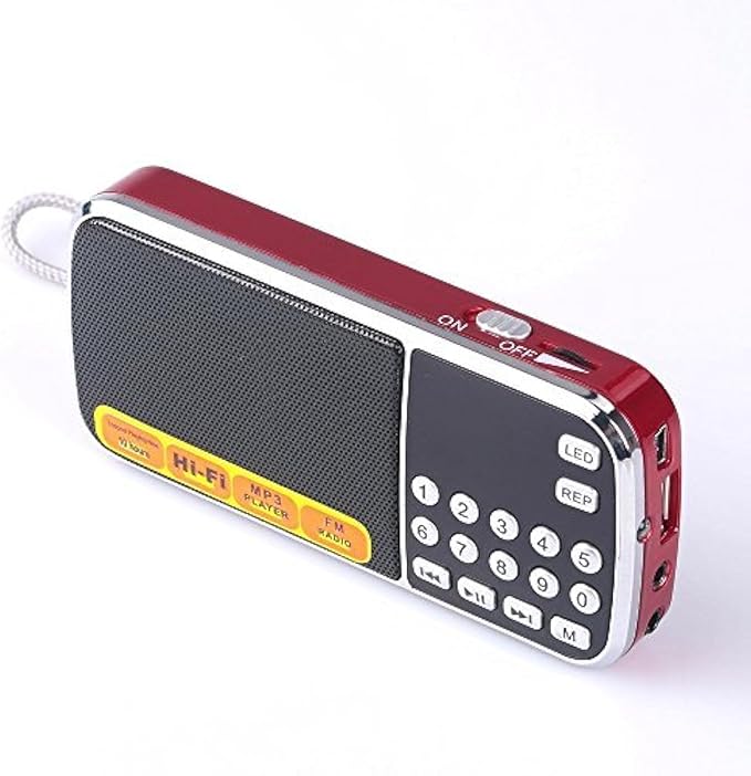 Leting Portable AM/FM Radio and MP3 Speaker, Mini Rechargeable Radio by LetingRadio