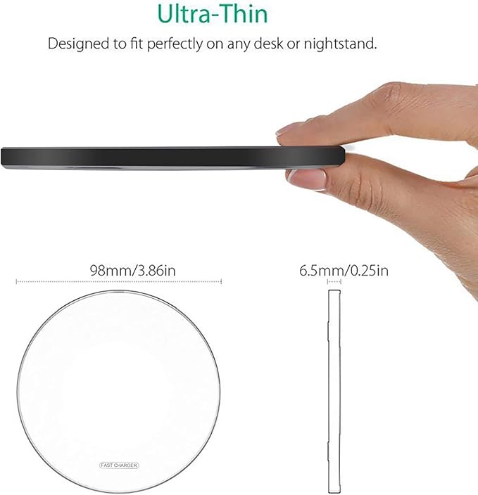 Fast Wireless Charger, 20W Max Wireless Charging Pad Compatible - Image 7