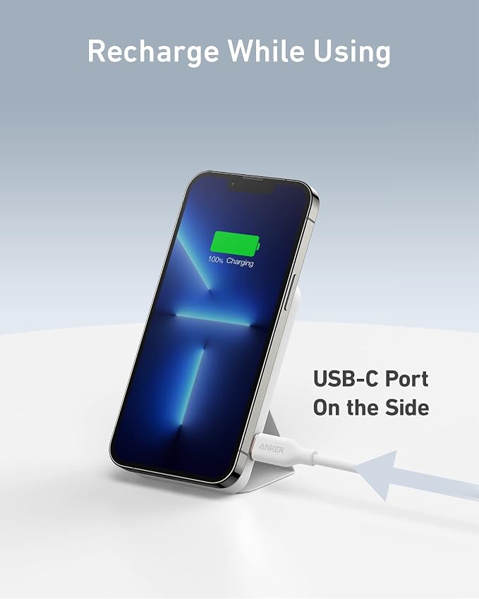 Anker 622 Magnetic Battery, 000mAh Foldable Magnetic Wireless Portable Charger - Image 6