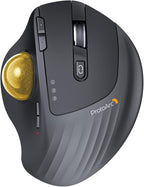 ProtoArc Wireless Trackball Mouse, EM01 NL Ergonomic Bluetooth Rollerball Thumb by ProtoArc