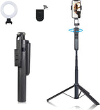 Extendable Auto Face Tracking Phone Tripod Stand, 360° Rotation Selfie Sticks by FCCABIN