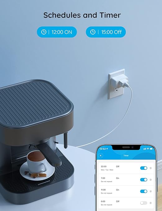 Govee Smart Plug 15A, WiFi Bluetooth Outlet 1 Pack Work - Image 9