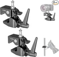 SmallRig Super Clamp Kit 2-Pack, Heavy Duty Max Load 33lb /15kg, by SmallRig