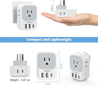 Australia Plug Adapter, TESSAN New Zealand Power Adapter - Image 5