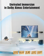 Hiwill 4.1ch Dolby Atmos Soundbar, 320W Sound Bar - Image 2
