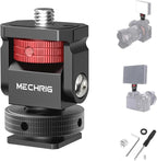 Mini Camera Monitor Mount with Cold Shoe, Aluminum Cold Shoe Mount Adapter with by Mechrig