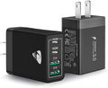 USB C Wall Charger Block, Aiminu 40W 4-Port Fast Charging Block Dual Port QC+PD by Aiminu