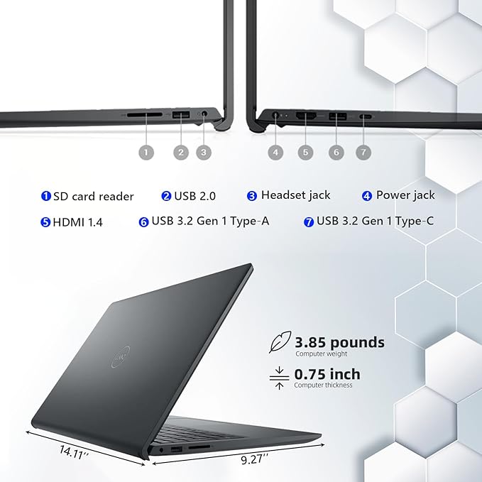 Dell 15.6" Touchscreen Laptop Computer, 16GB RAM, 0.75TB Storage, Intel 10-Core - Image 9